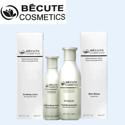 Becute Skin Polish Set – Becute Bleach Powder & Facial Blonde Activator